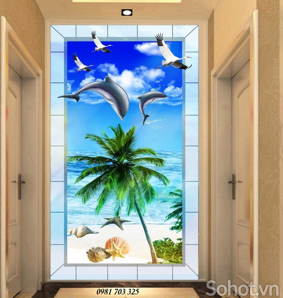 Tranh gạch men 3D trang trí phòng