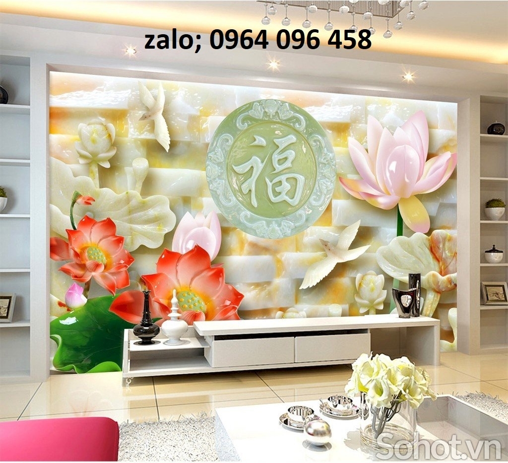 Tranh gạch 3d dán tường trang trí - 8766C