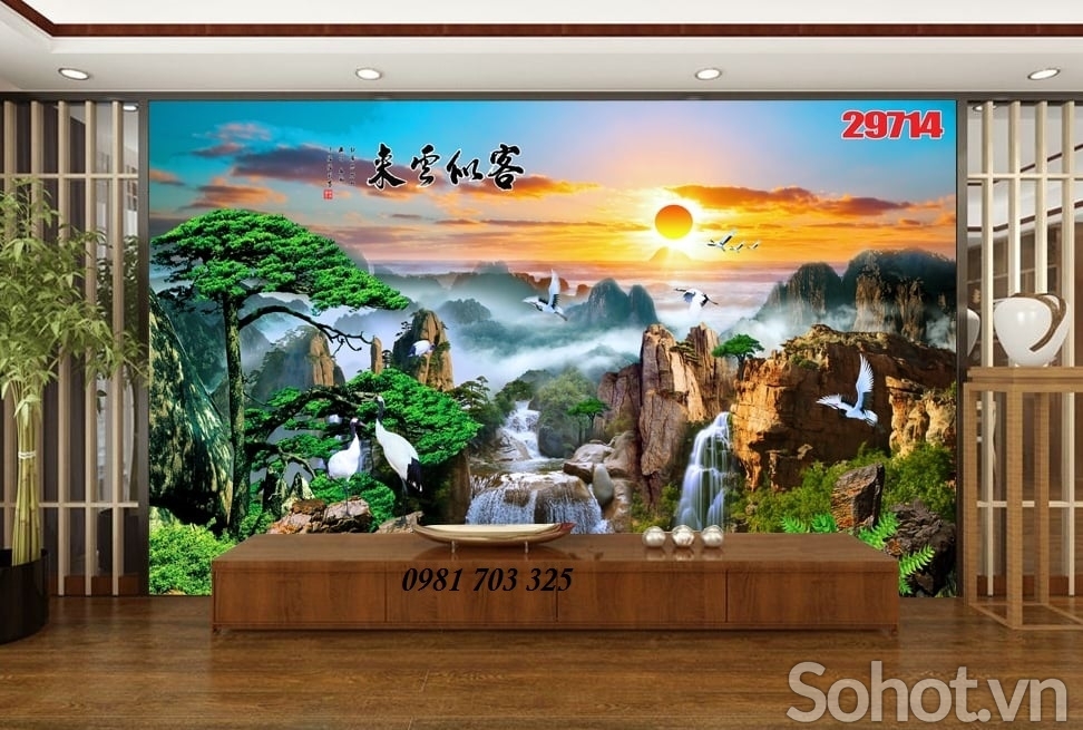 Tranh 3D- tranh gạch ốp tường