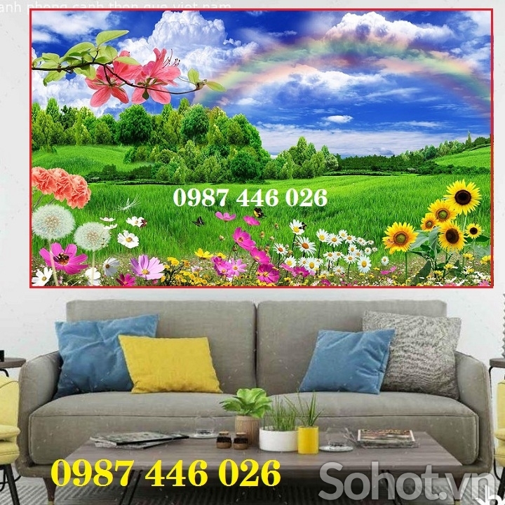 Tranh gạch phong cảnh thiên nhiên HP2934