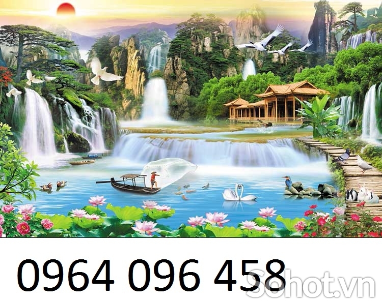 Tranh gạch 3d phong cảnh hữu tình - HDXCC