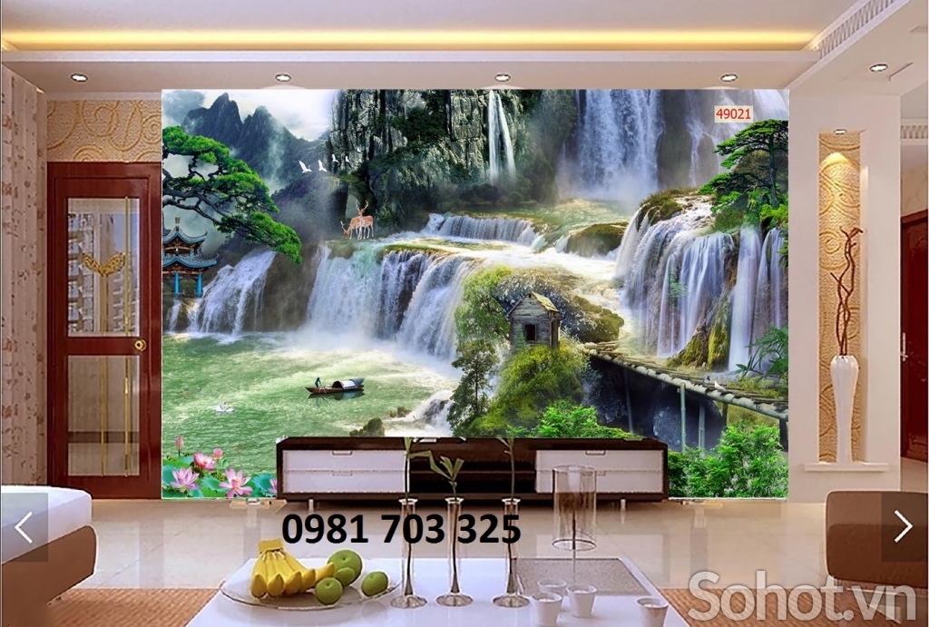 gạch 3D phong cảnh- tranh gạch 3D