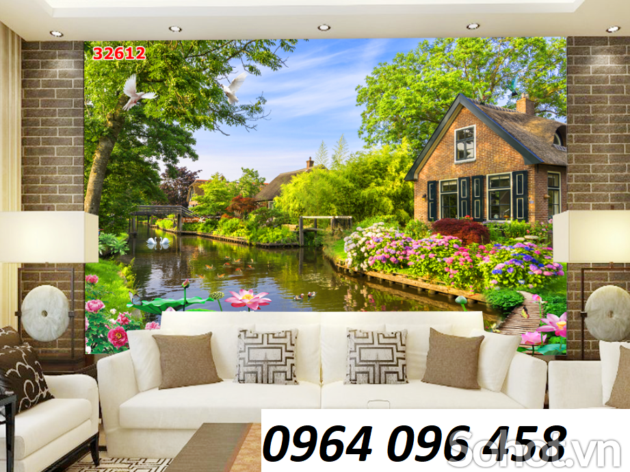 Tranh gạch 3d phong cảnh đẹp - NNMM5