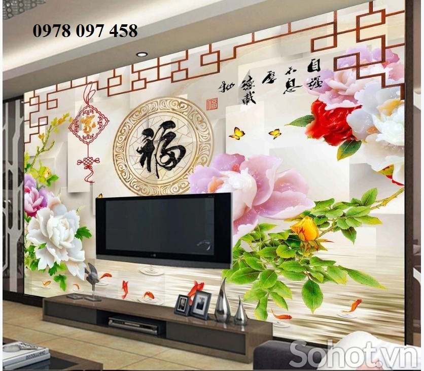 Tranh gạch - tranh đẹp phòng khách