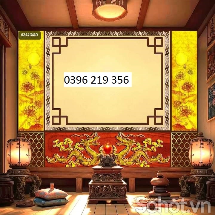 Tranh phong thủy ốp lát 3d - Tranh Phòng Thờ