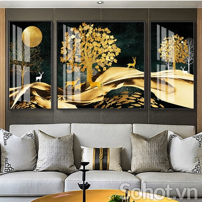 Tranh gạch 3d phong thủy tài lộc - LDV654