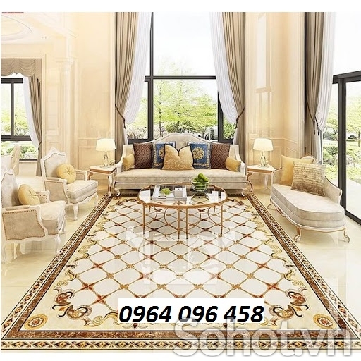 Gạch thảm lát phòng khách - sảnh - 888CP