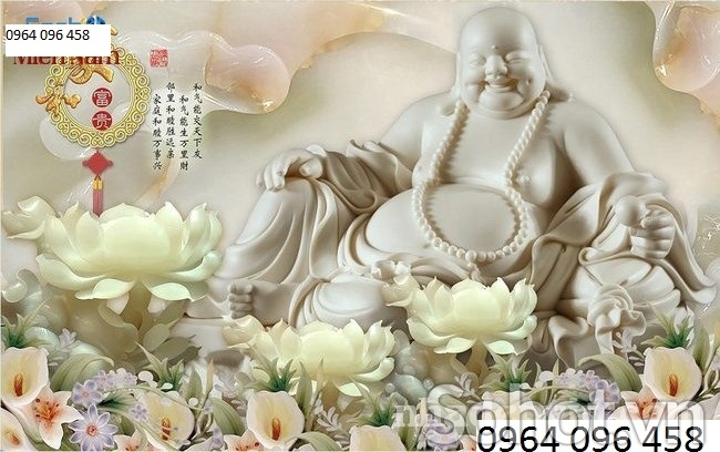 Tranh gạch 3d phật di lặc - XBCN95