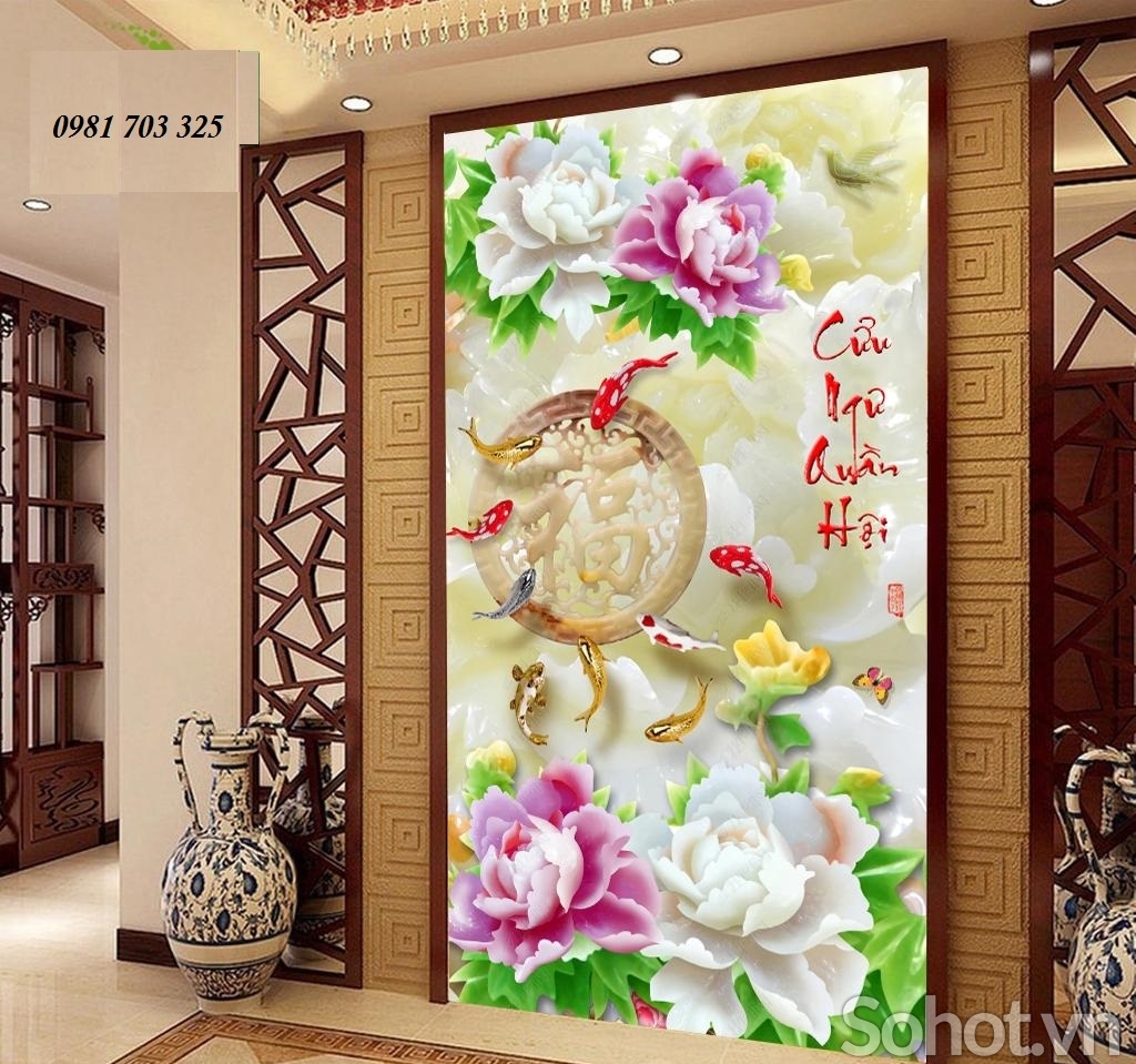 Gạch tranh 3D ốp tường