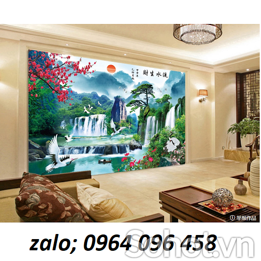 Tranh gạch 3d phong thủy tài lộc - SCXC444