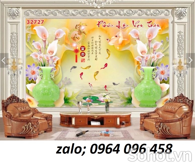 Tranh gạch 3d phong thủy mệnh hỏa - GBBC4