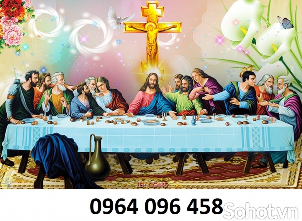 Tranh gạch 3d tranh thiên chúa - SKG44