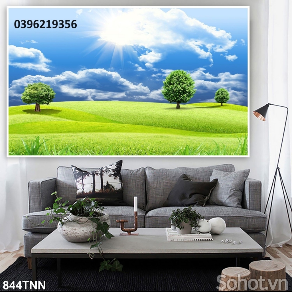 Tranh phong cảnh thiên nhiên đẹp trang trí 3d