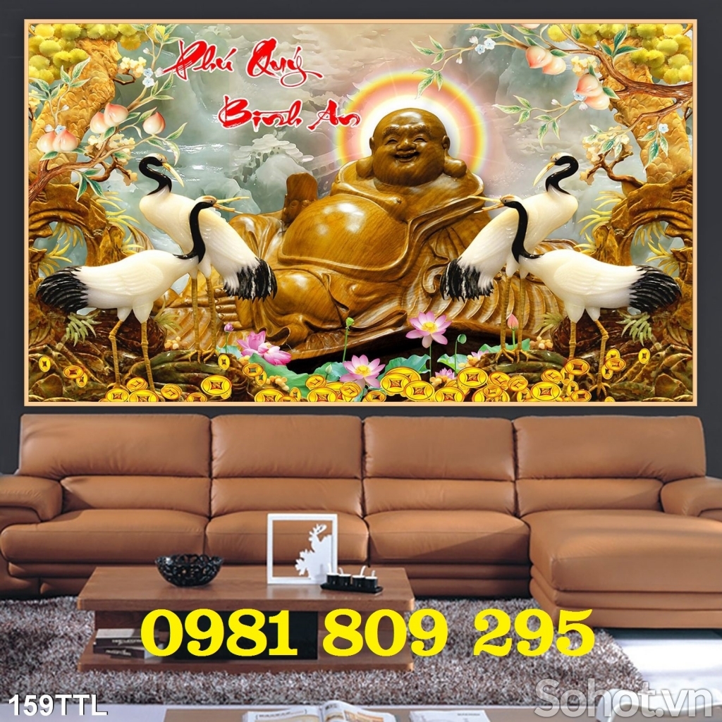 Tranh gạch thần tài