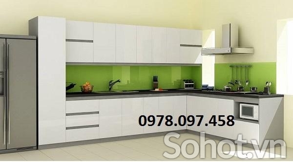 Tranh kính ốp bếp