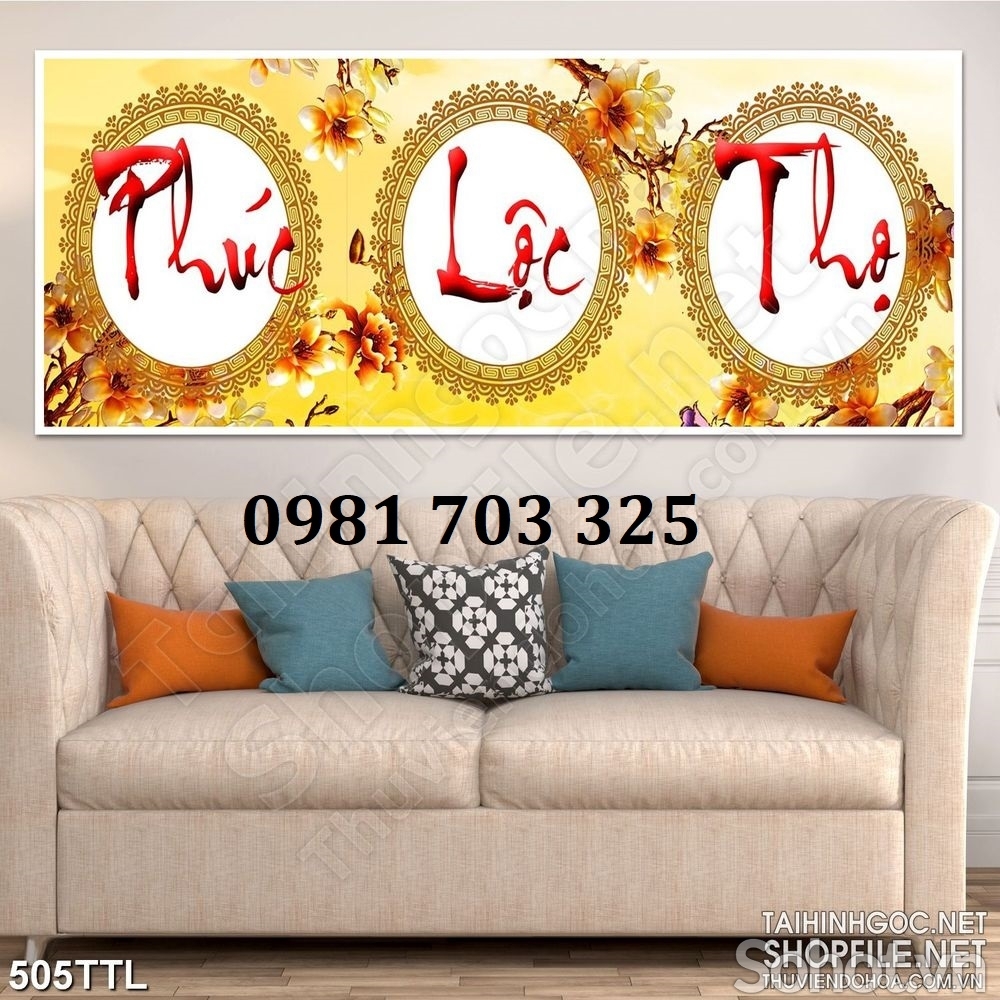 Gạch thư pháp 3d trang