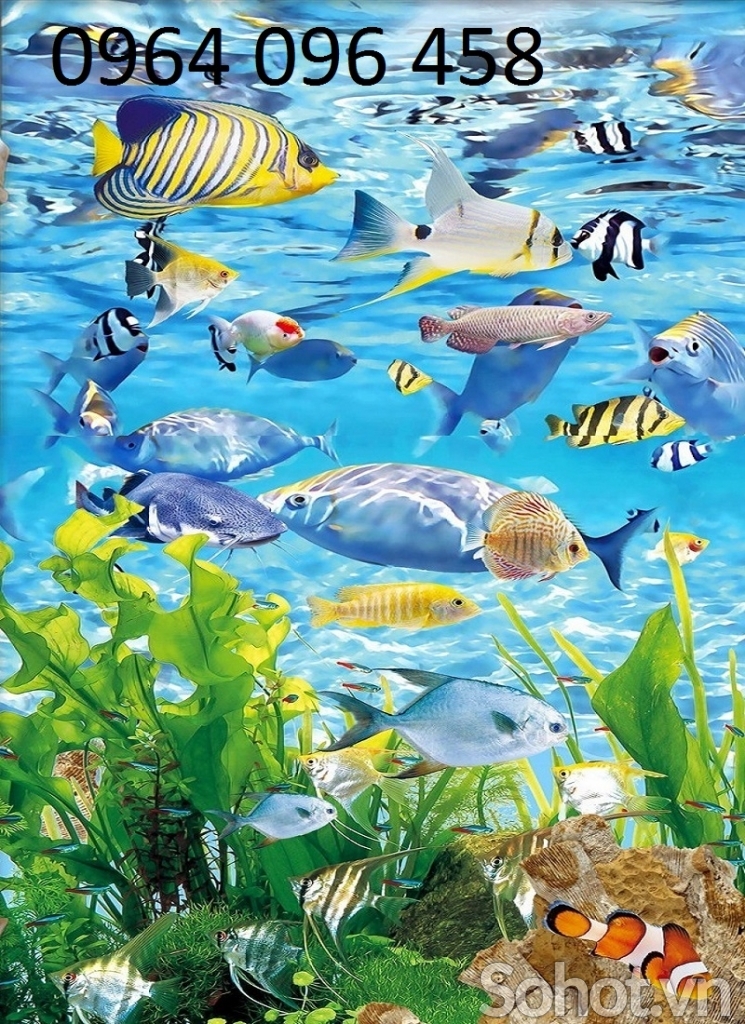 Tranh gạch 3d ốp bể bơi - SJN96