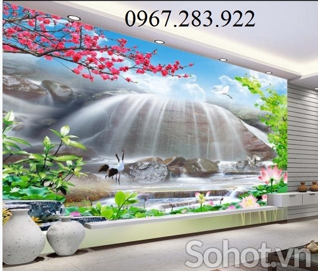 Gạch trang trí chim Hạc