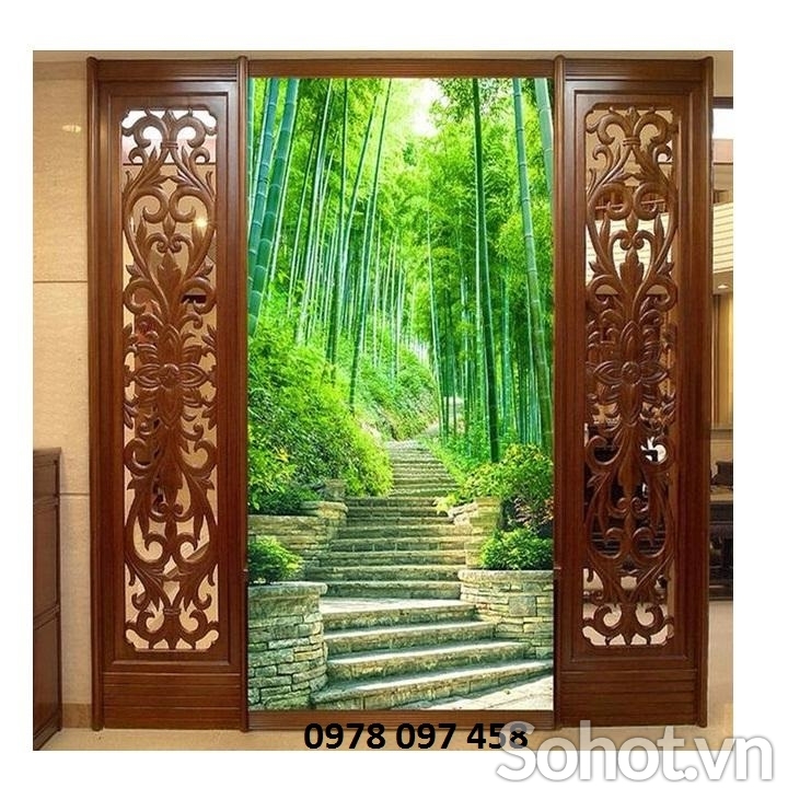 Tranh gạch khổ đứng