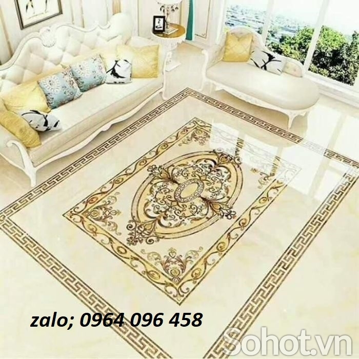 gạch thảm 3d phòng khách - SXH43