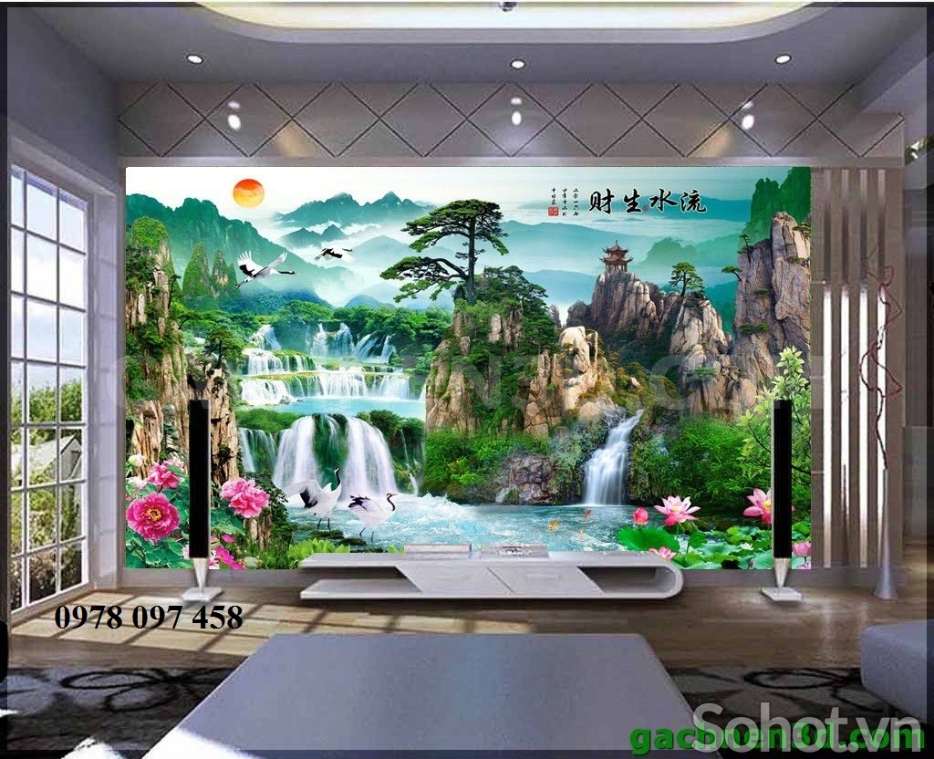 Tranh gạch men - tranh phòng khách