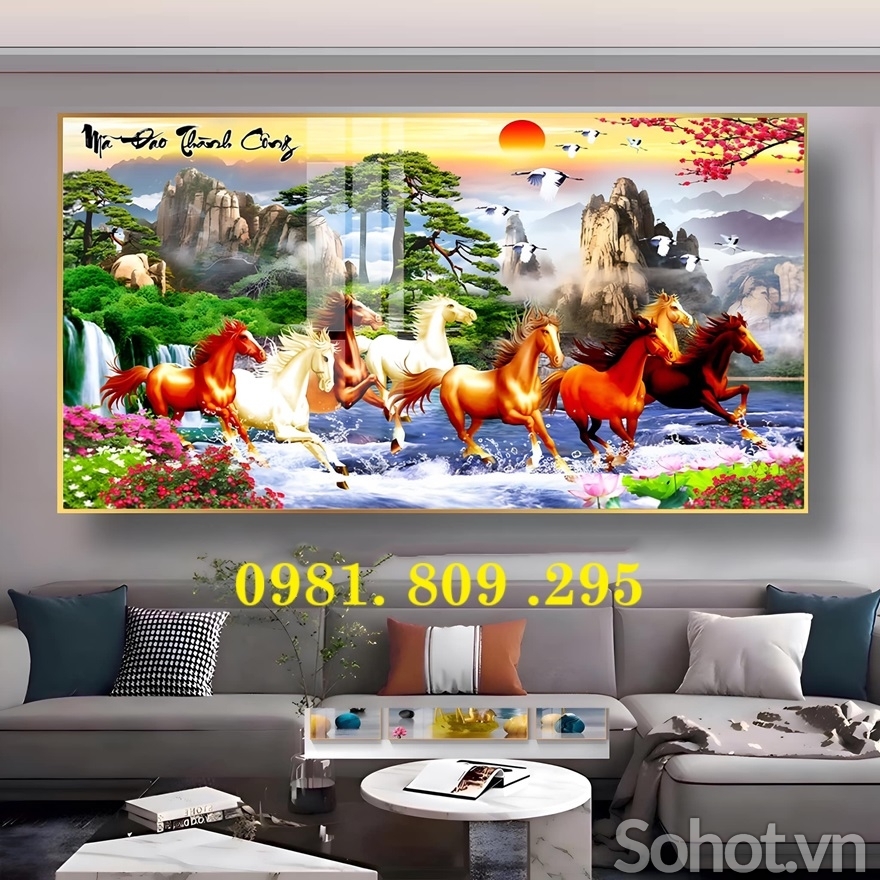 Tranh gạch ốp tường trang trí 3d HN9393