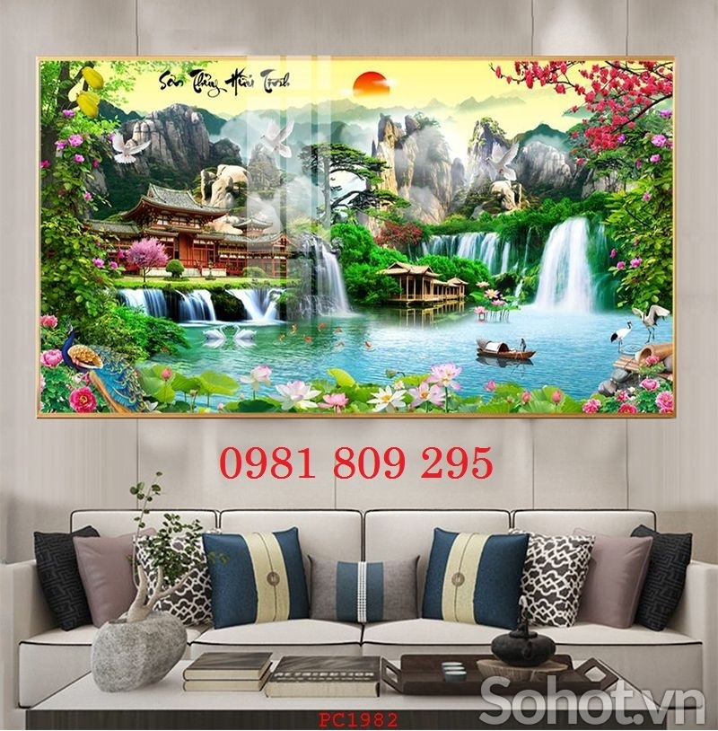 Gạch tranh , tranh ốp tường , gạch men HP888