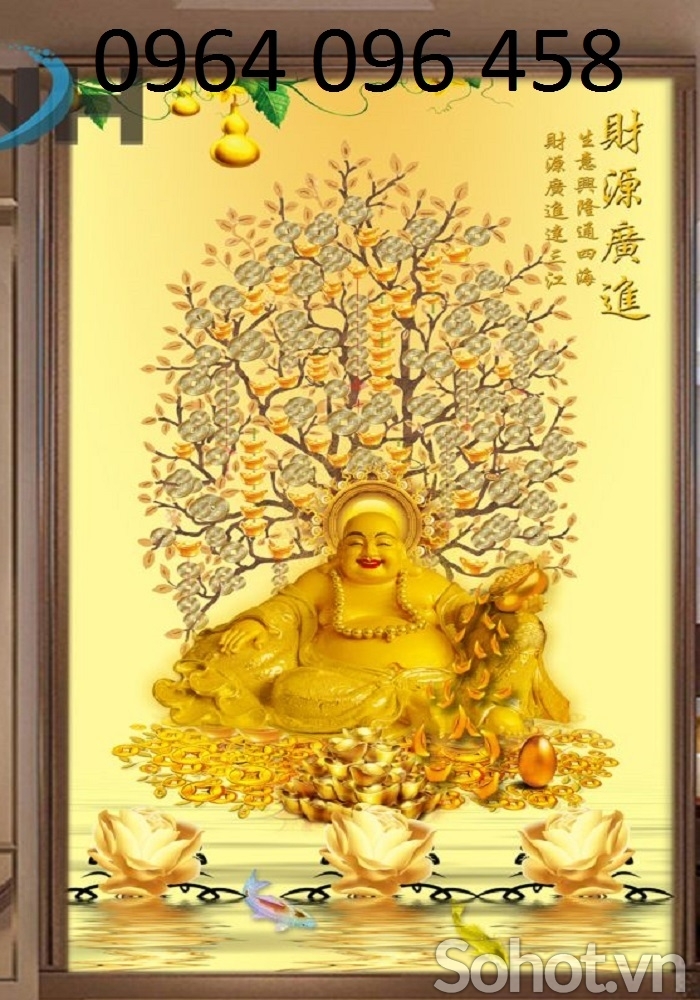 Tranh gạch 3d phong thủy tài lộc - 655XP