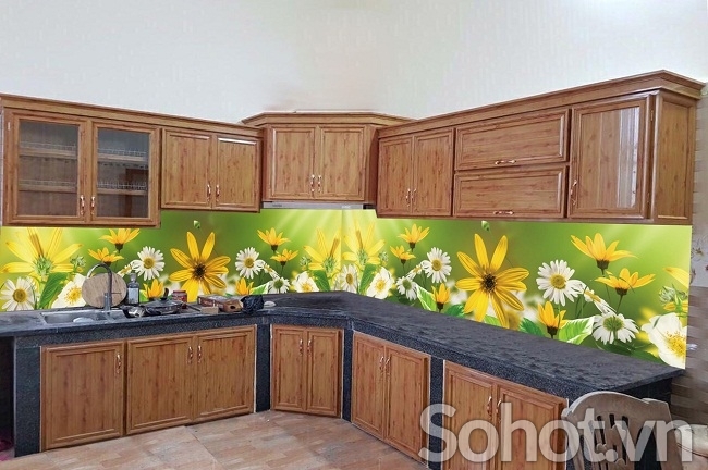 Tranh gạch 3d ốp bếp - NMMM84