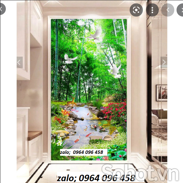 Tranh gạch 3d ốp tường trang trí - NV55