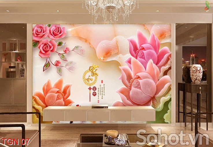 Tranh gạch 3d ốp tường mẫu mới - UK988