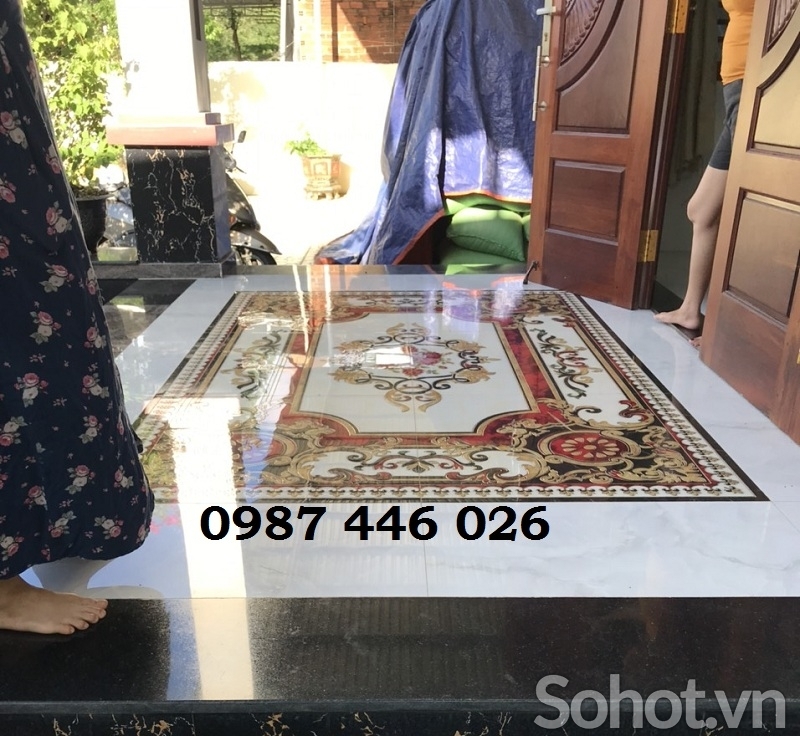 Gạch hoa văn lát hiên