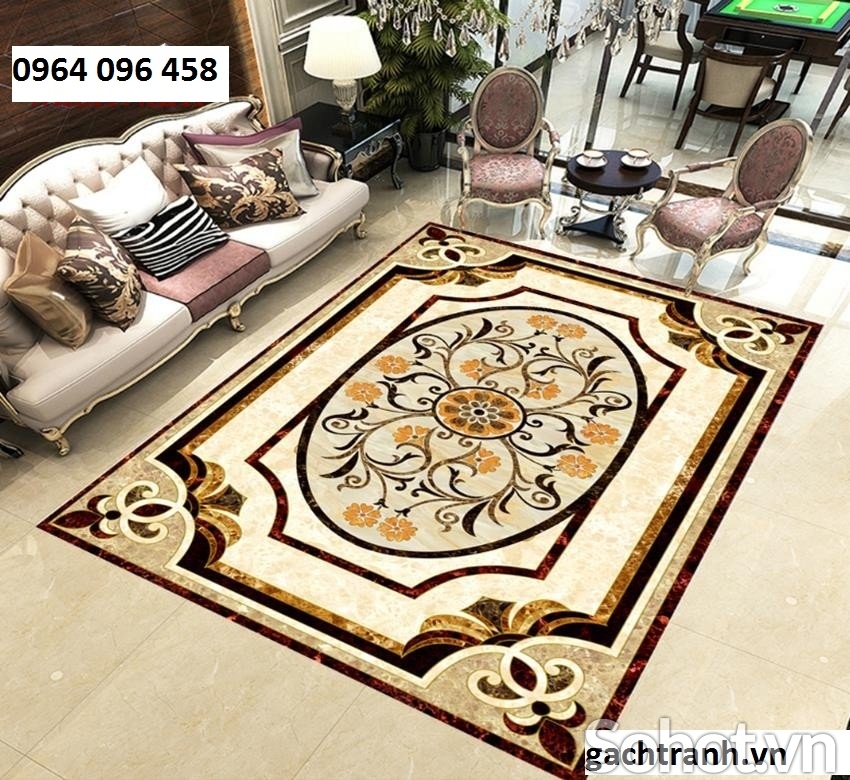 Thảm gạch lát sàn 3d - KNM6