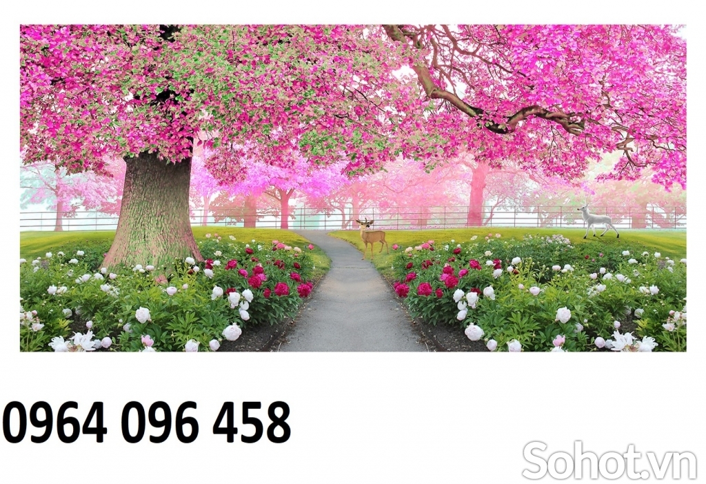 Tranh gạch 3d phong cảnh - 644CV