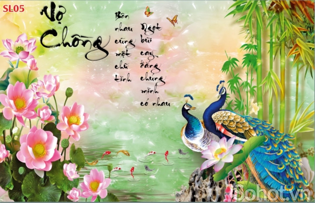 Tranh gạch 3d chép ốp tường - VCX332