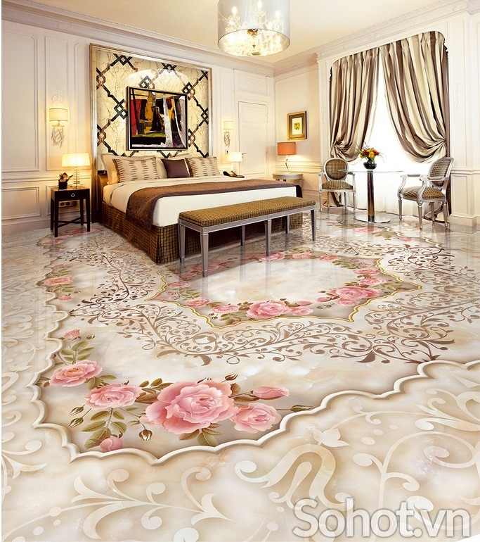 Tranh gạch 3d lát sàn - 8433XC