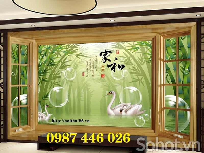 Gạch tranh cửa sổ HP92333