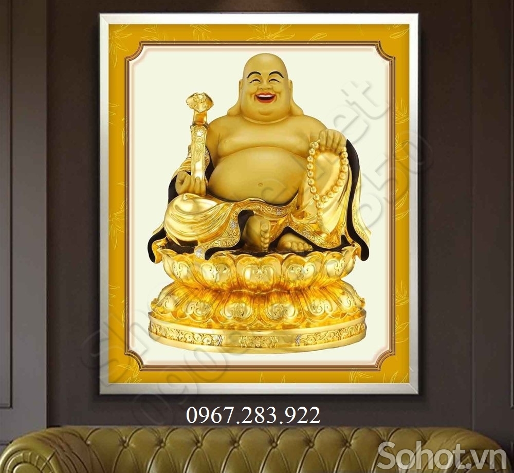 Tranh Phật Di Lặc- Tranh tường trang trí