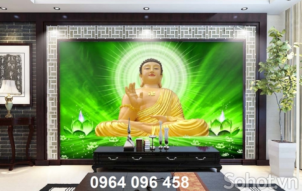 Tranh gạch 3d phật ADIDA - cvnn94