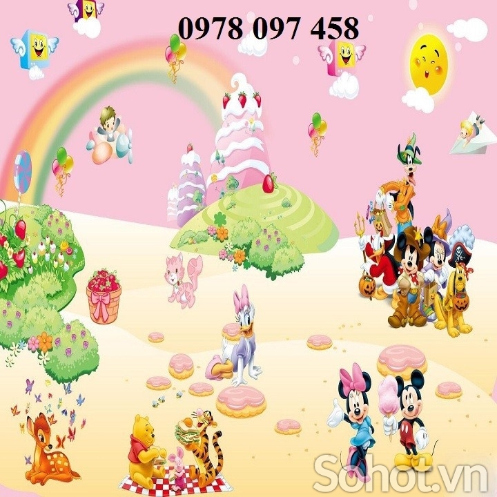 Tranh gạch 3D - phòng ngủ con