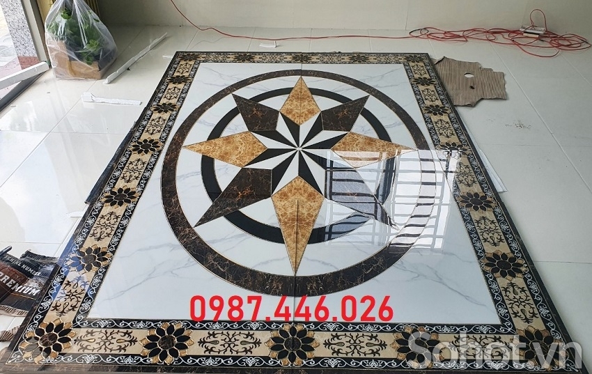 Gạch thảm nền phòng khách HP7283