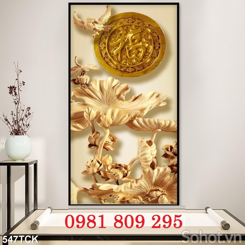 Gạch tranh hoa sen