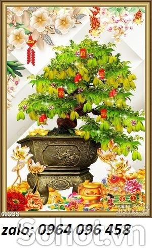 Tranh gạch 3d cây cảnh - SXNN95
