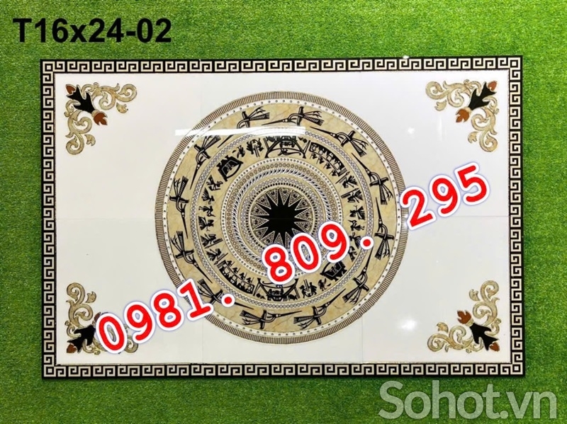 Thảm gạch trang trí phòng khách HN929