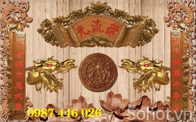 Tranh phòng thờ, gạch tranh ốp tường