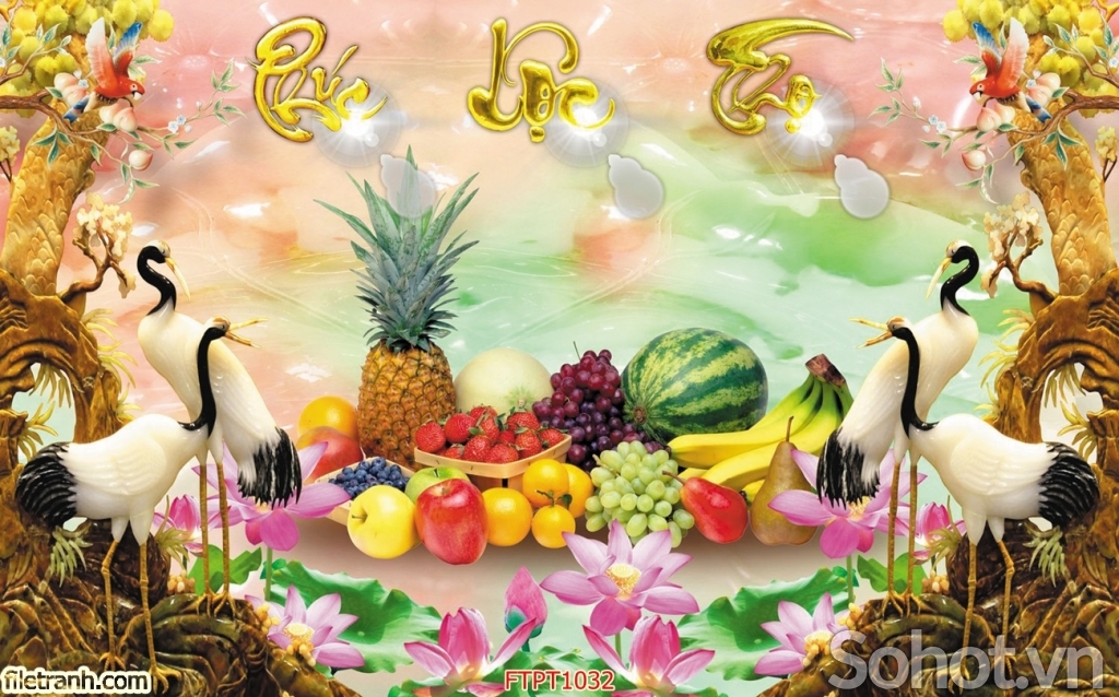 Tranh gạch 3d phòng thờ - DSZ33