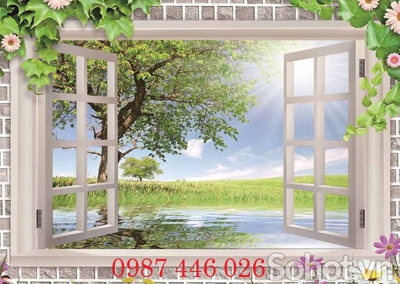 Gạch tranh cửa sổ