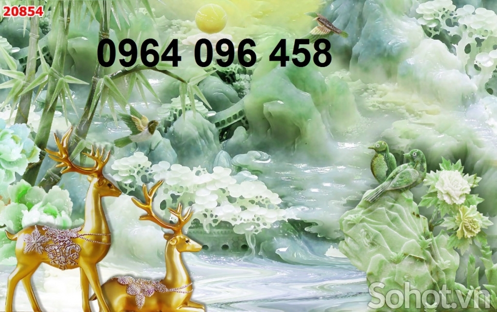 Tranh gạch 3d phòng khách - phòng bếp - SXBV887
