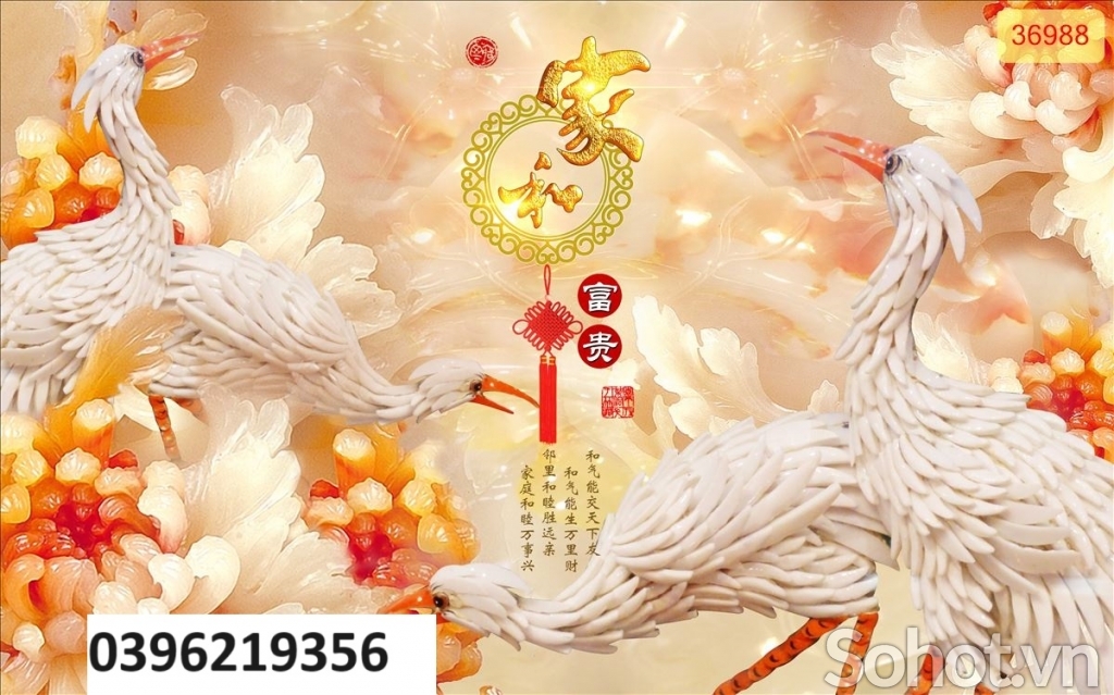 Tranh gạch men giả ngọc đẹp