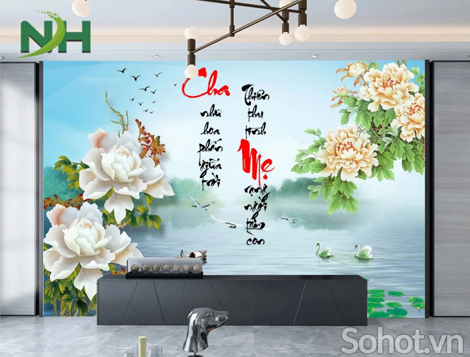 Tranh gạch 3d ốp nhà mồ - BXC33